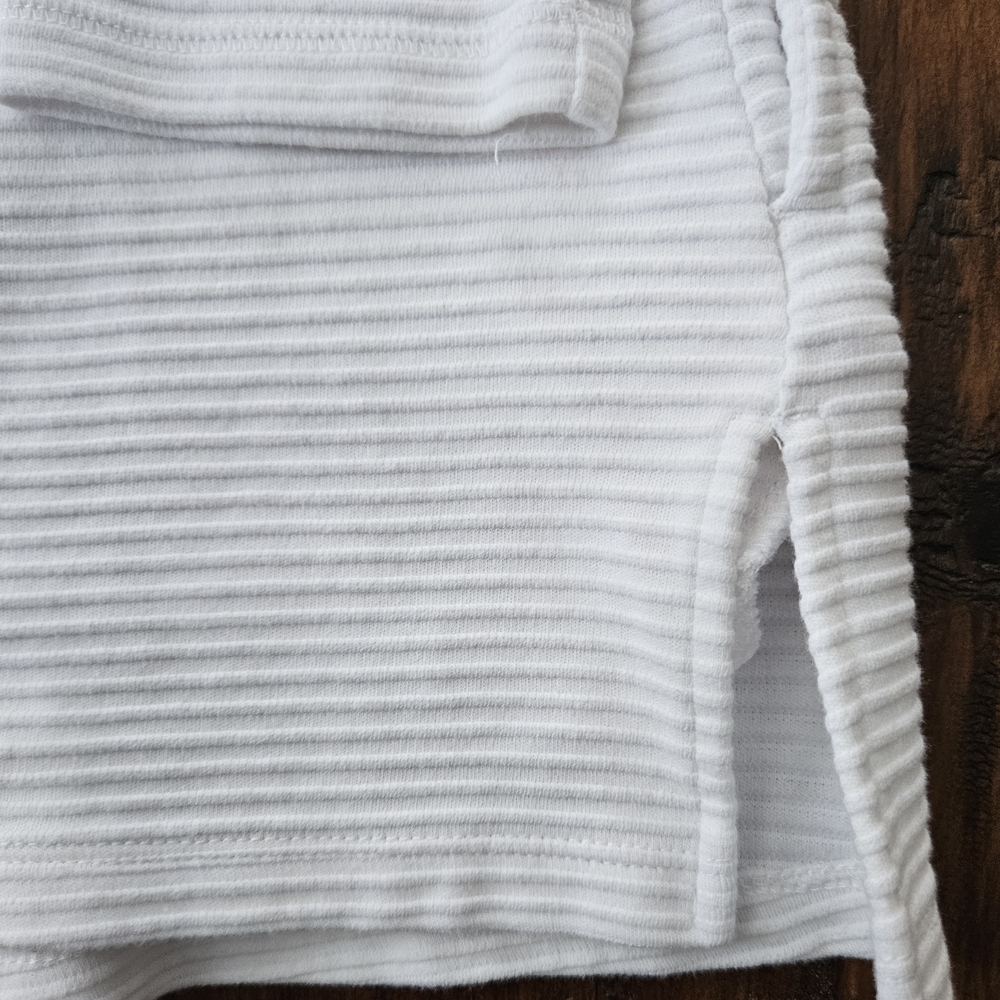 Northern Reflections White Ribbed Cardigan Size Small - Picture 7 of 7